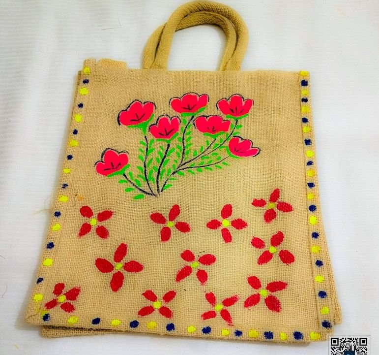 Small hessian bags on sale